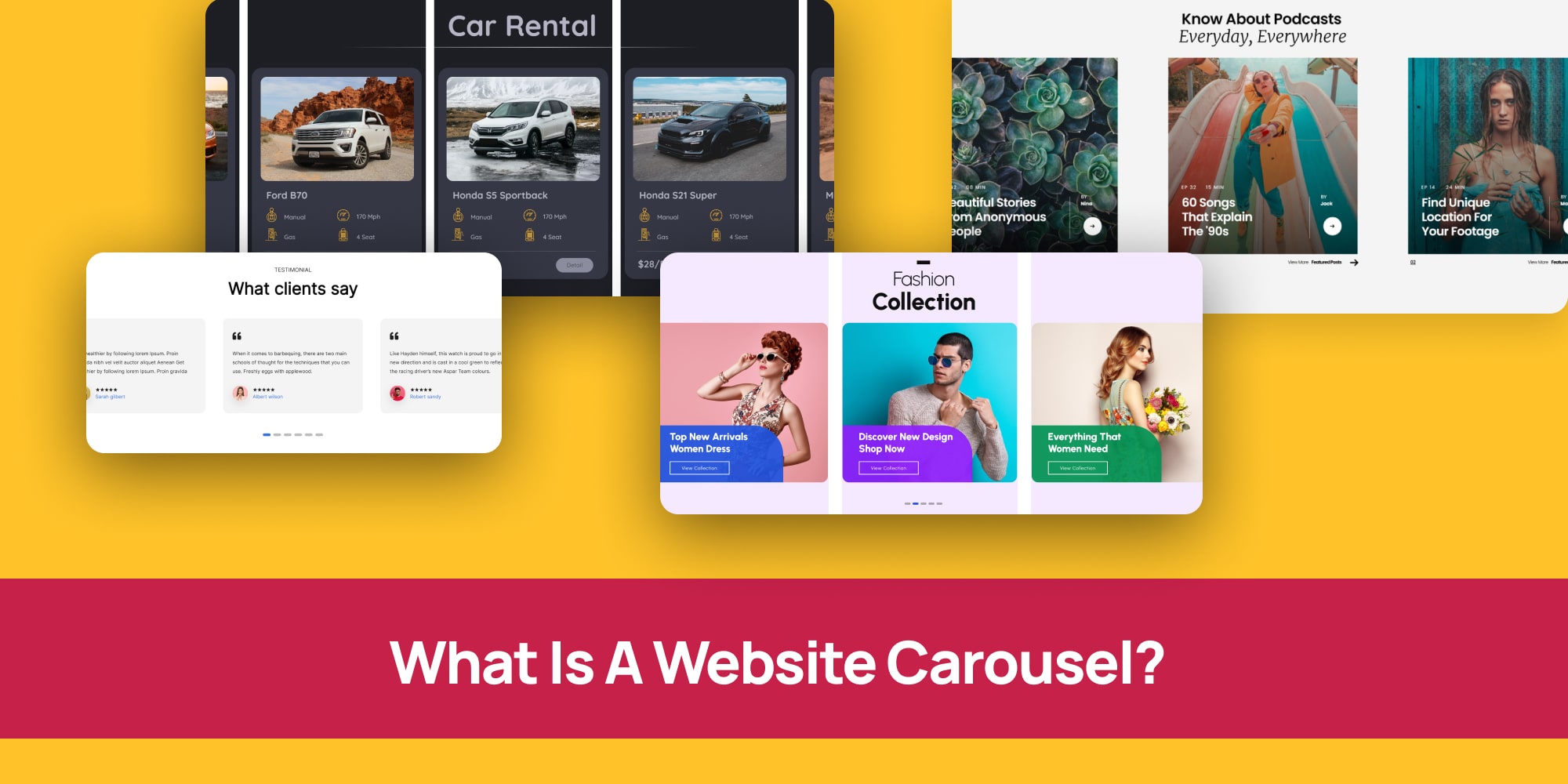 What is a Website Carousel?