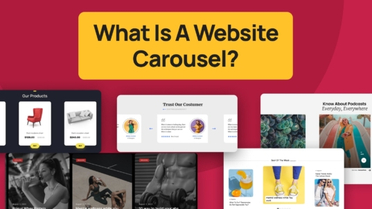 what is a website carousel
