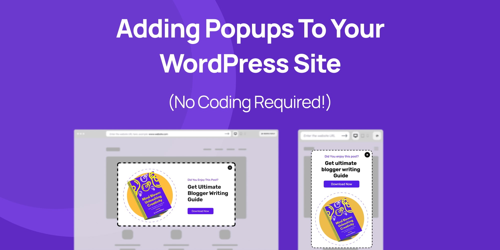 adding popup to WordPress website