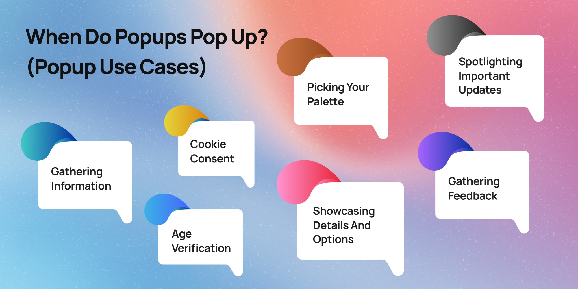 popup use cases