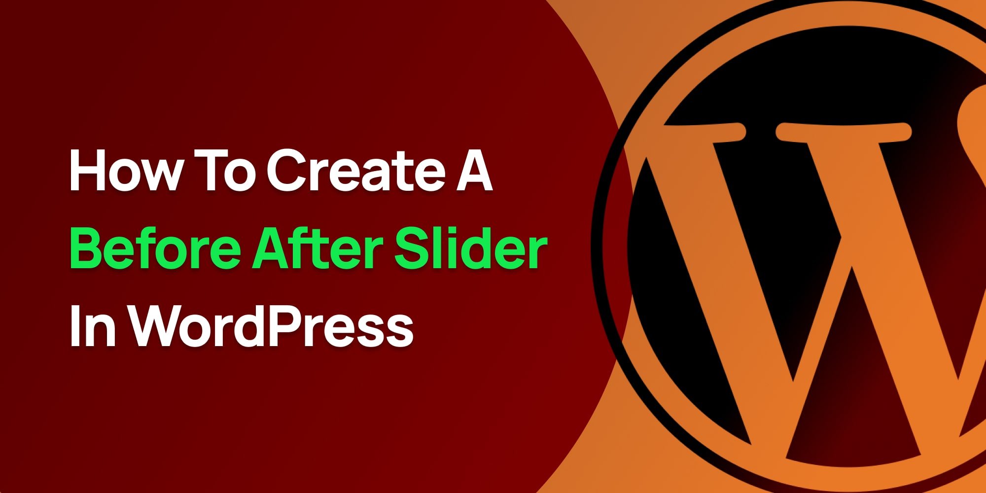 How to Create a Before After Slider in WordPress 