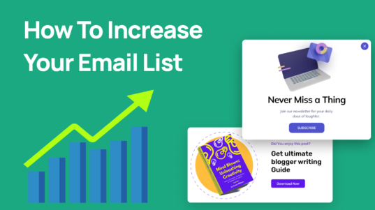 How to Increase Your Email List