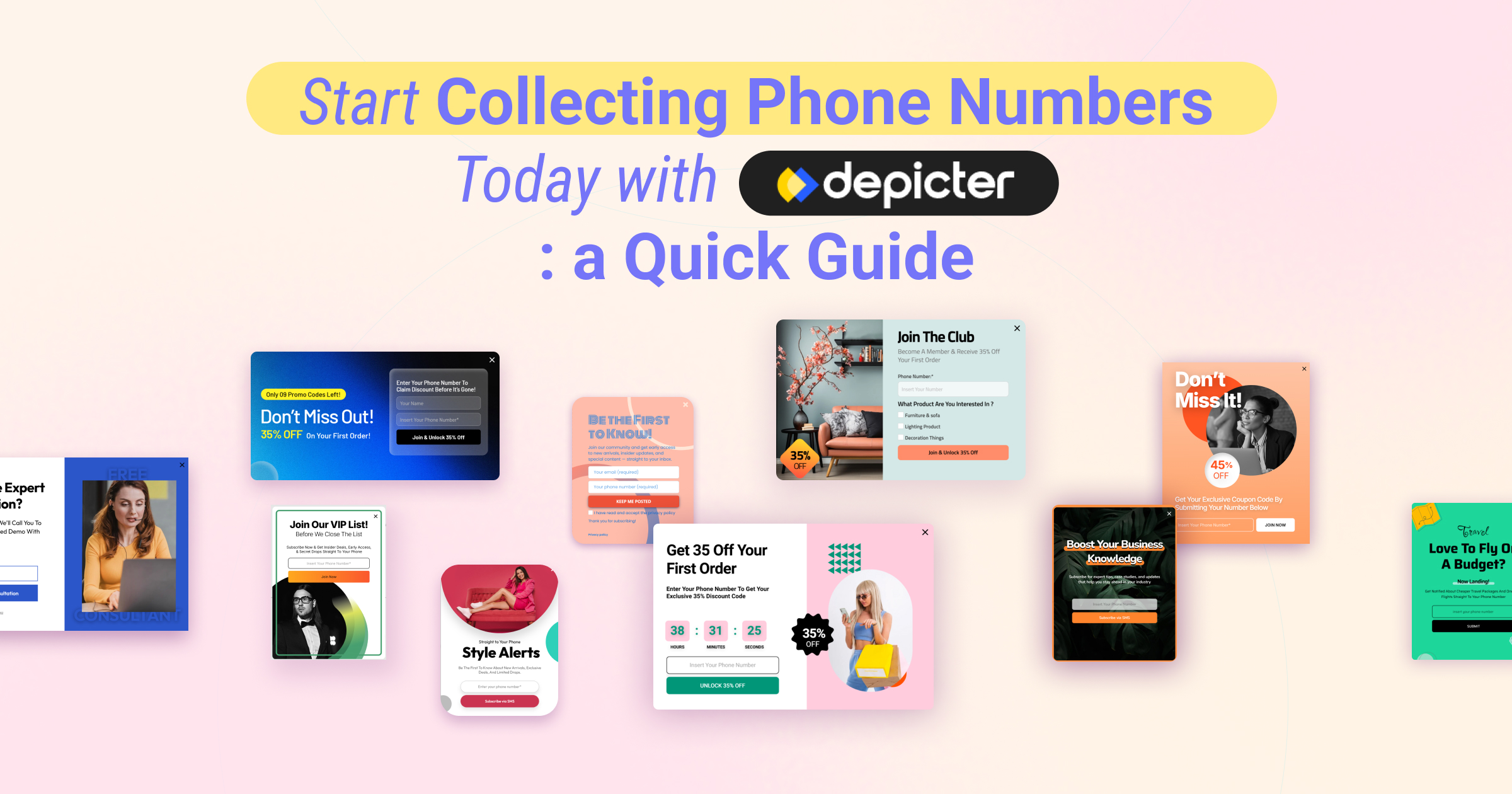 Start Collecting Phone Numbers Today with Depicter _ a Quick Guide