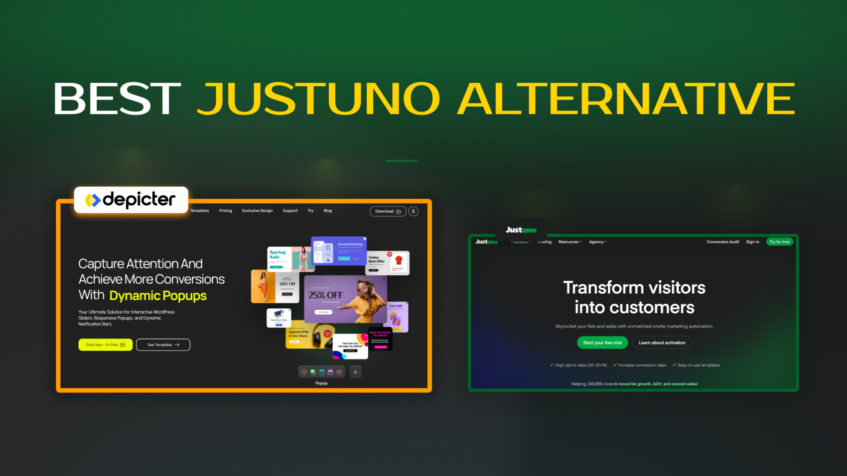 Best Justuno Alternative