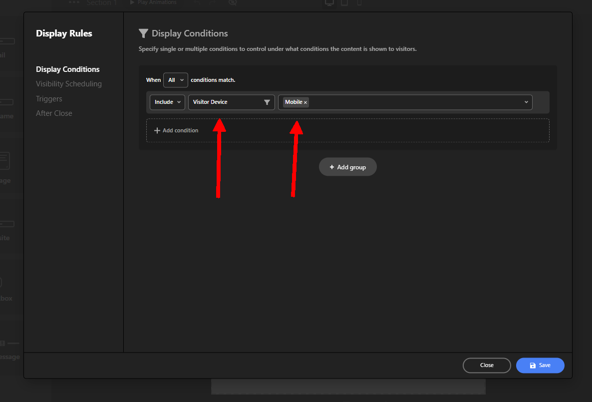 Device Type Targeting