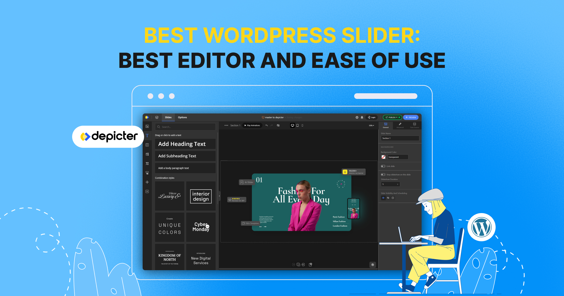 Best WordPress Slider_ Best editor and ease of use