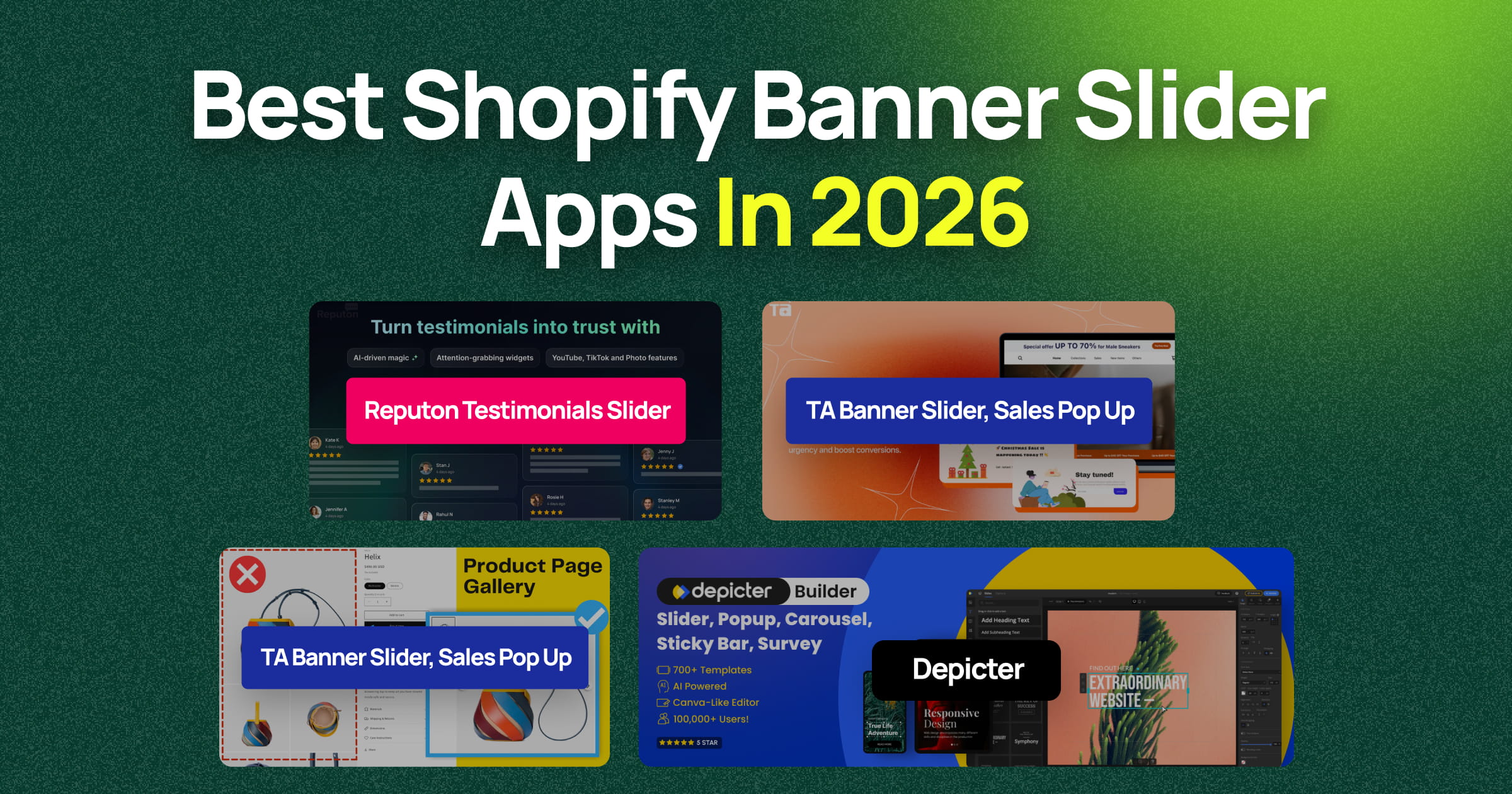 Best Shopify Banner Slider Apps in 2026